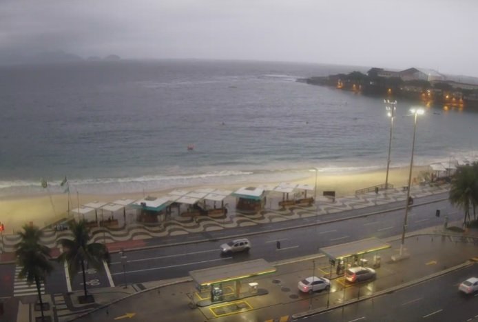 Frente fria chega ao Rio com chuva