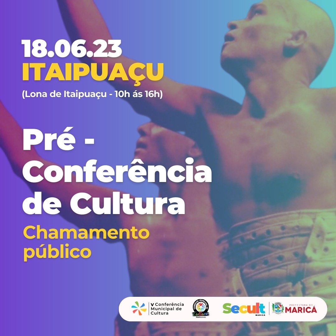 5ª Conferência de Cultura na cidade de Maricá