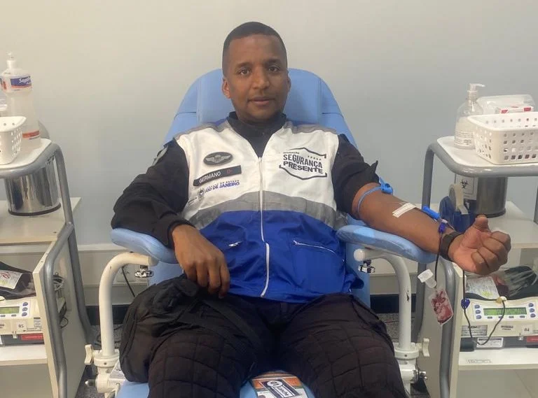 Doação de Sangue é ação do Segurança Presente em Niterói
