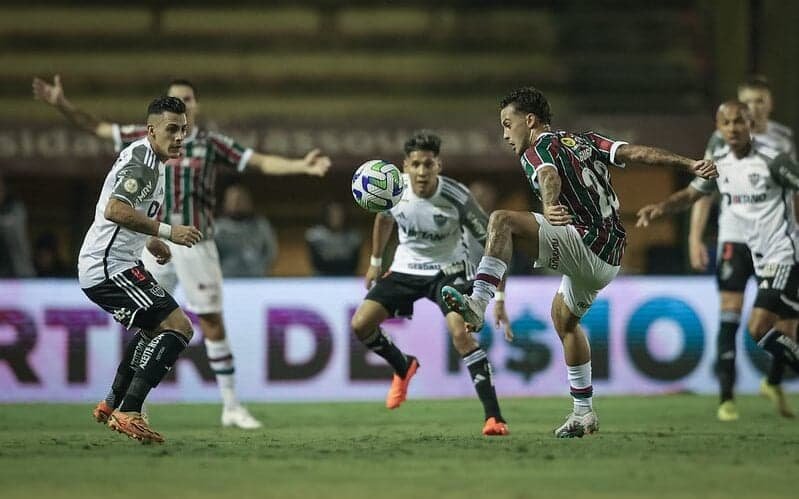 Jogo entre Fluminense e Atlético-MG acaba em empate