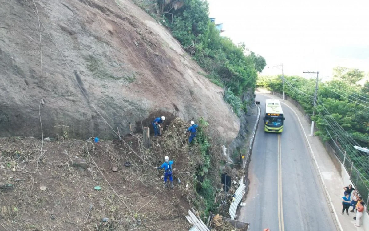 Niterói continua avançando com obras de contenção de encostas