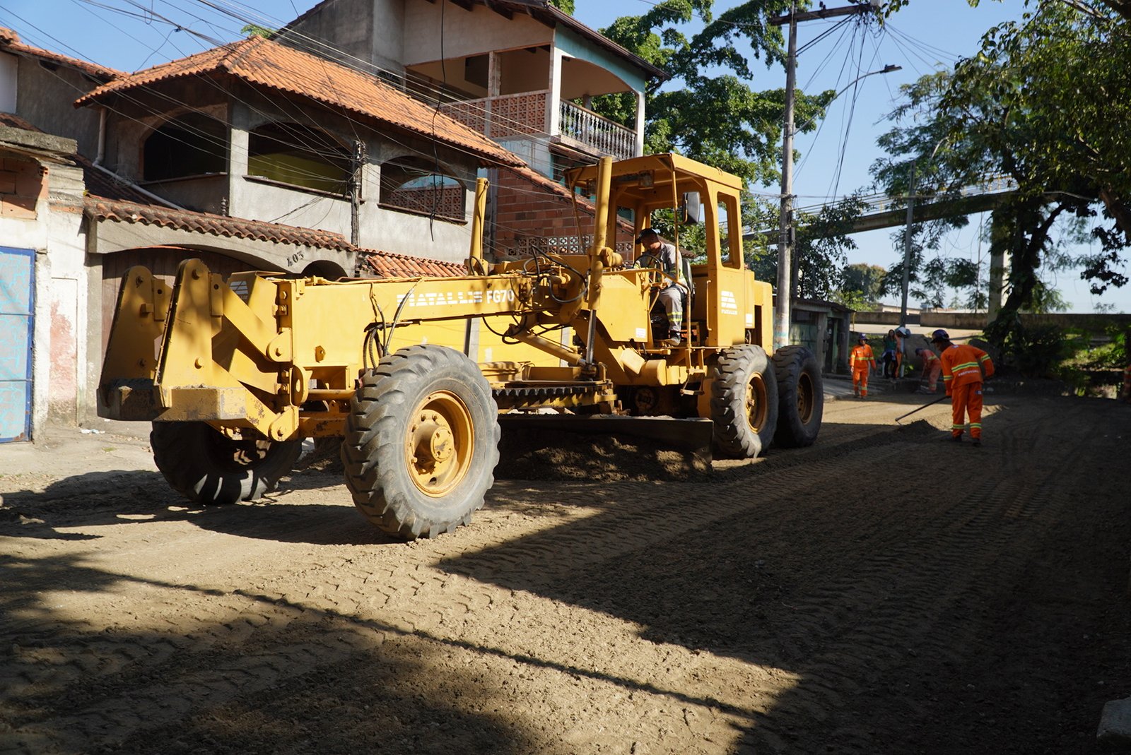 Reta final das obras de infraestrutura em Boaçu