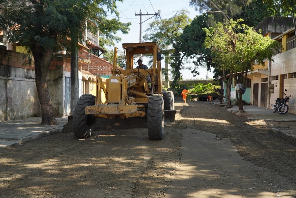 Reta final das obras de infraestrutura em Boaçu