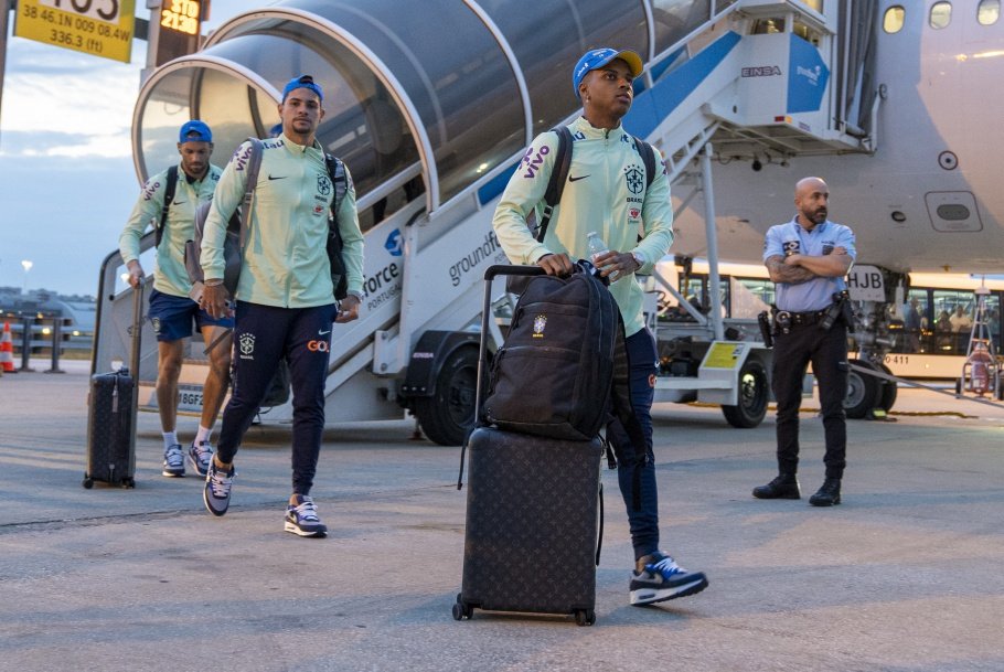 Seleção Brasileira já chegou em Lisboa