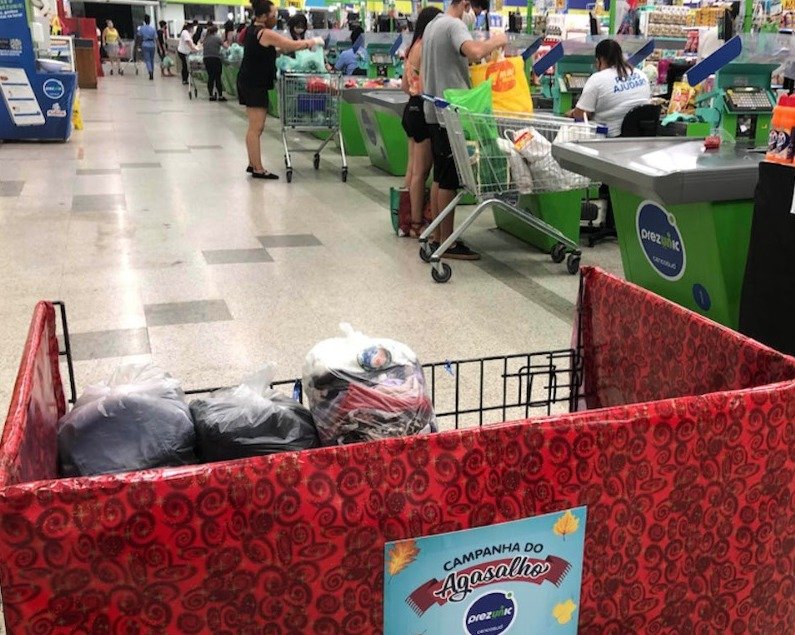Supermercado de Niterói abre Campanha do Agasalho