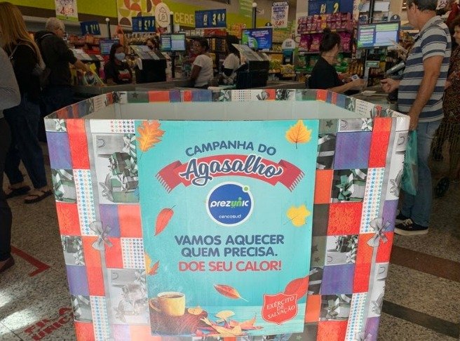 Supermercado de Niterói abre Campanha do Agasalho