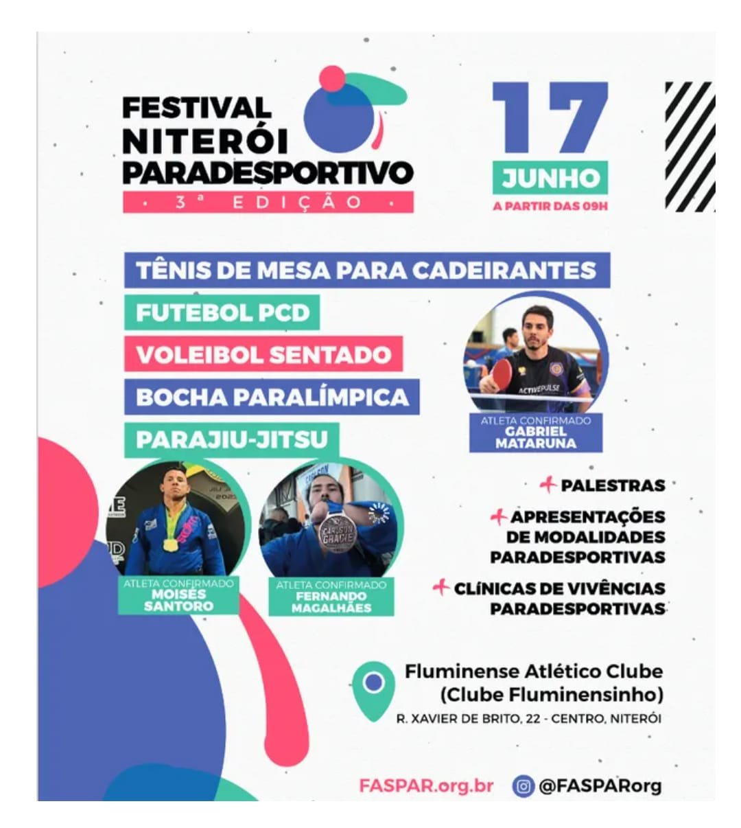 Festival paradesportivo promove inclusão em Niterói