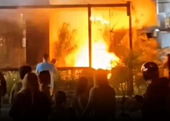 Tragédia em Araruama: restaurante pega fogo