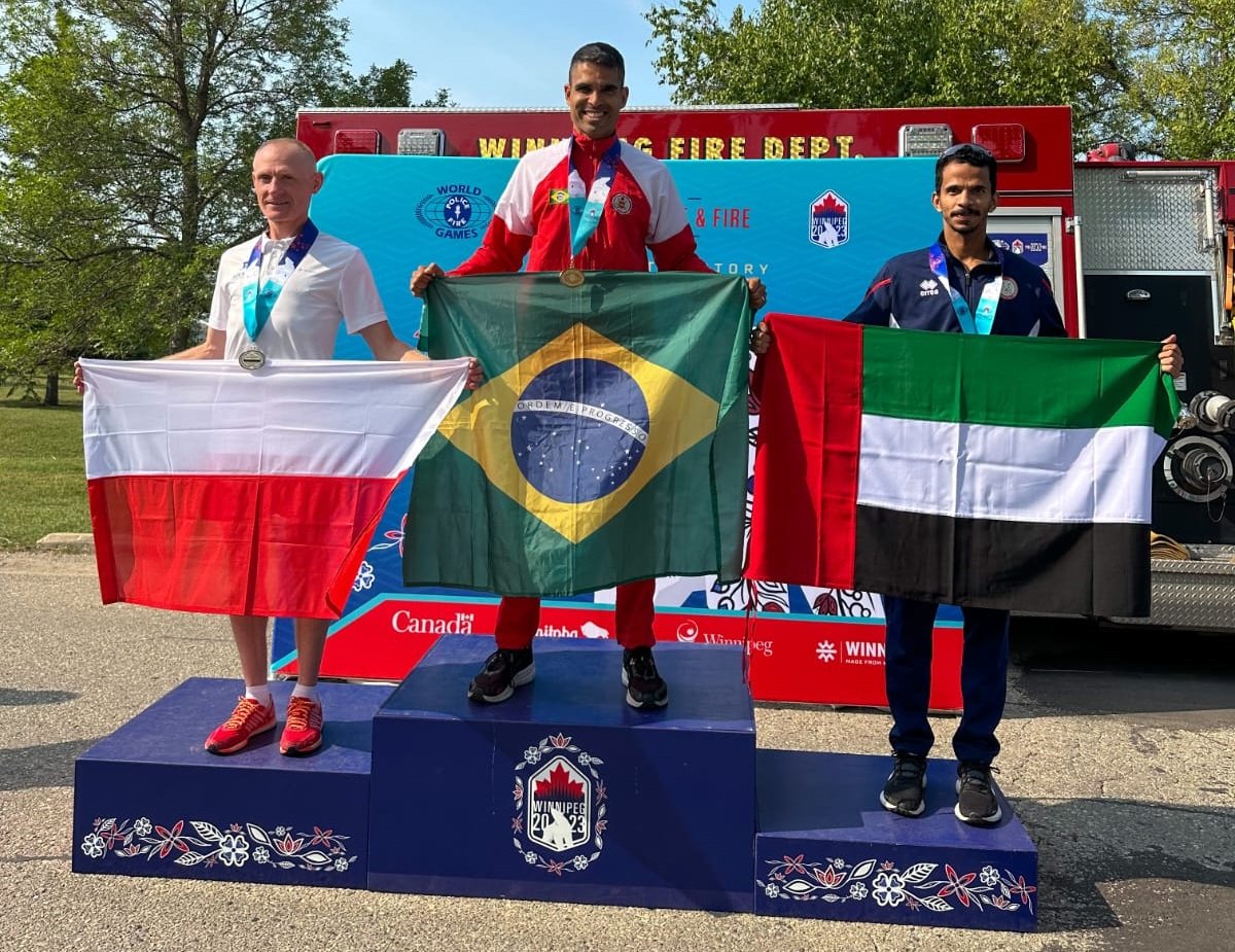 Bombeiro do RJ é bicampeão de maratona internacional