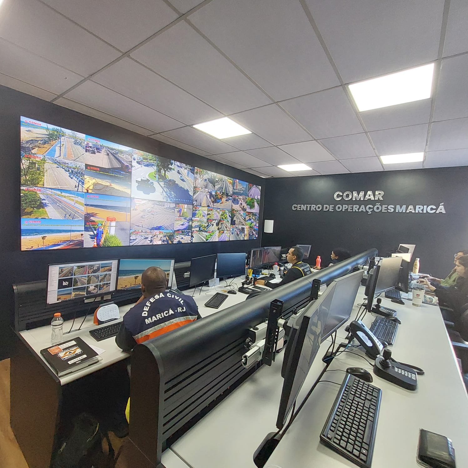 Centro de Operações de Maricá monitora a cidade 24h por dia