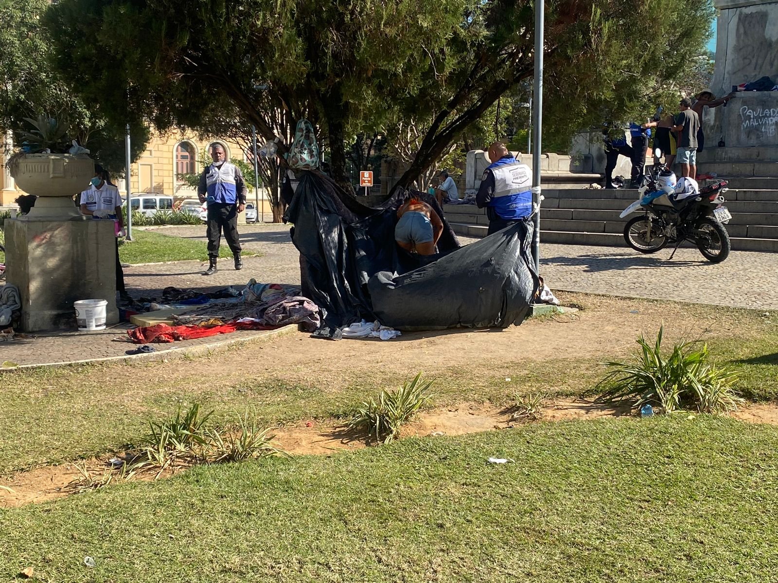 Cracolândia na Praça da República preocupa niteroienses