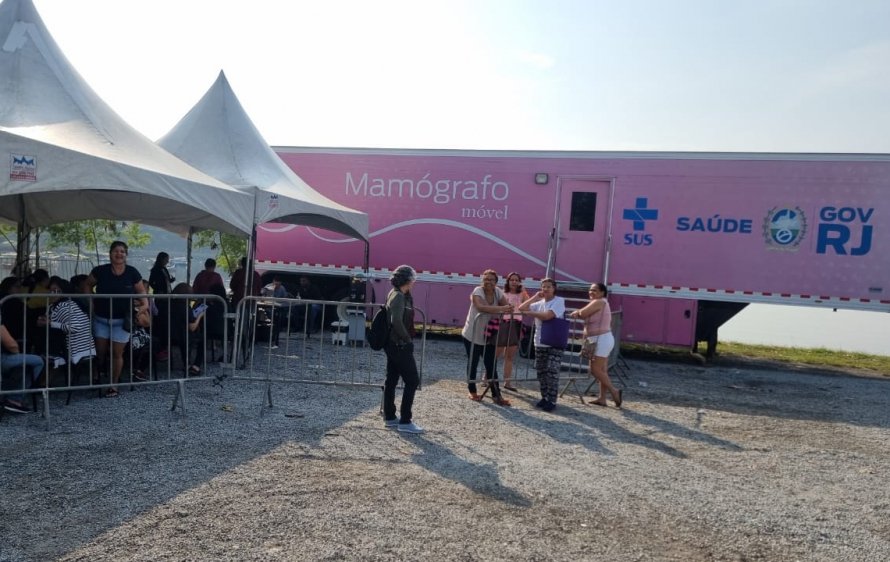 Exames de mamografia disponíveis até sábado na Ilha do Governador