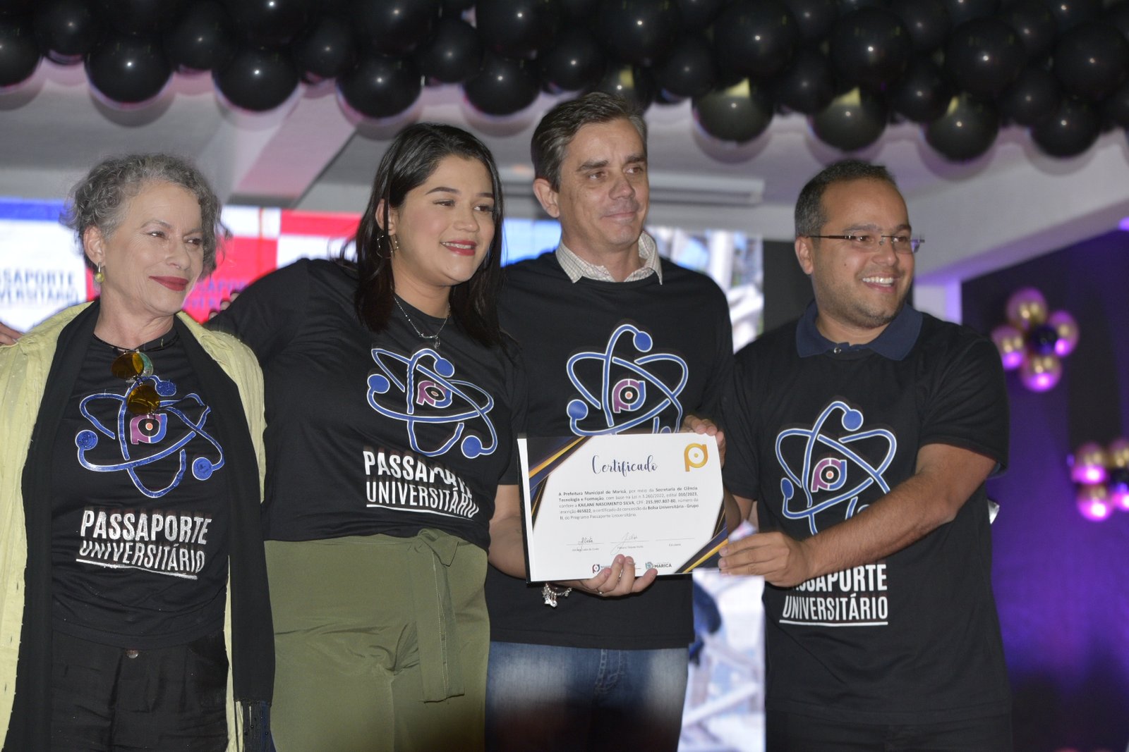 Prefeitura de Maricá entrega certificados para aprovados no Passaporte Universitário