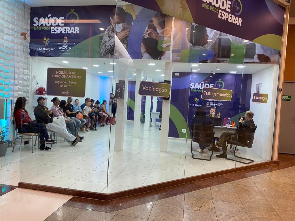 São Gonçalo amplia atendimento de saúde em shopping