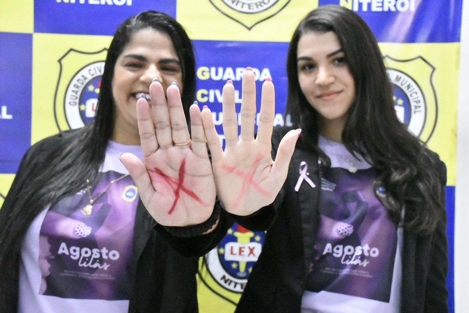 "Agosto Lilás" foi tema de debates na Guarda Municipal de Niterói