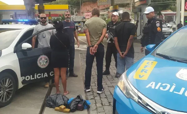 Casal é preso por tráfico de drogas em Saquarema