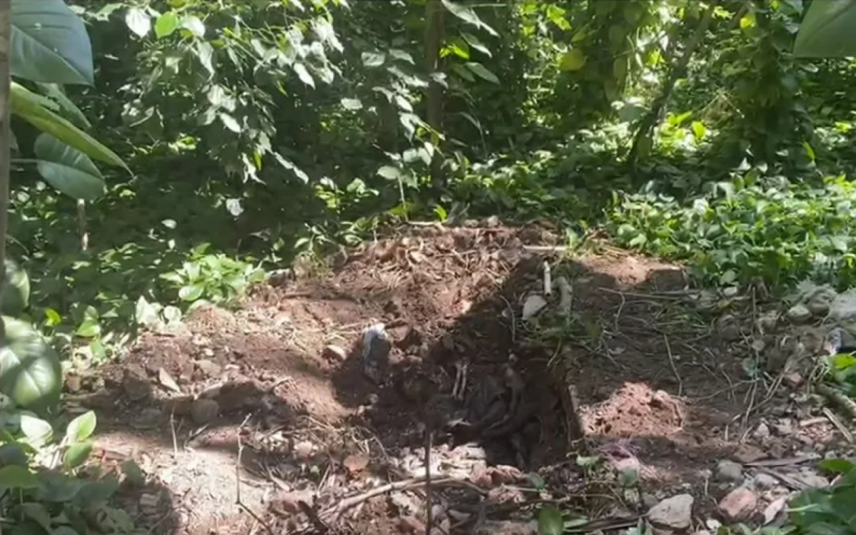 Corpos e ossadas são encontrados em cemitério clandestino