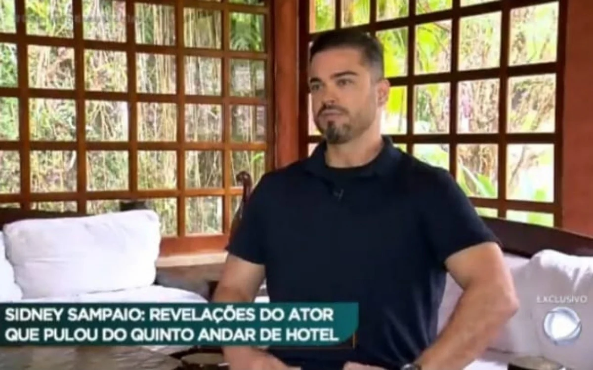 Sidney Sampaio fala sobre queda de quarto de hotel