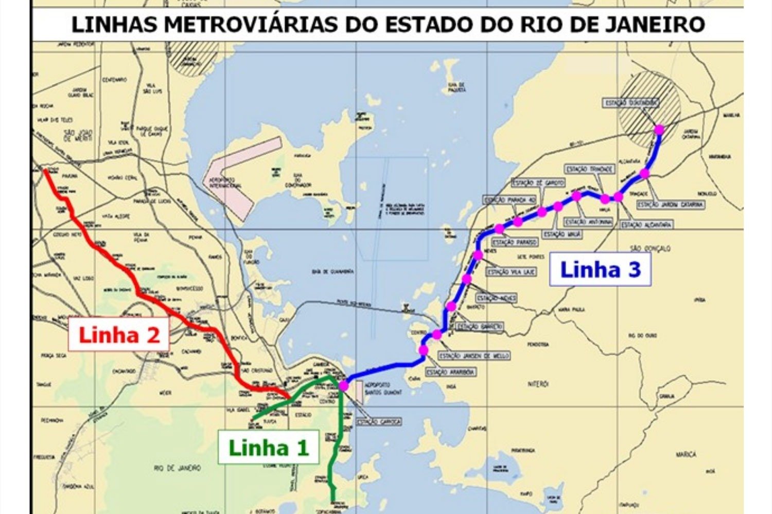 Linha 3 do Metrô está no cronograma de obras do PAC