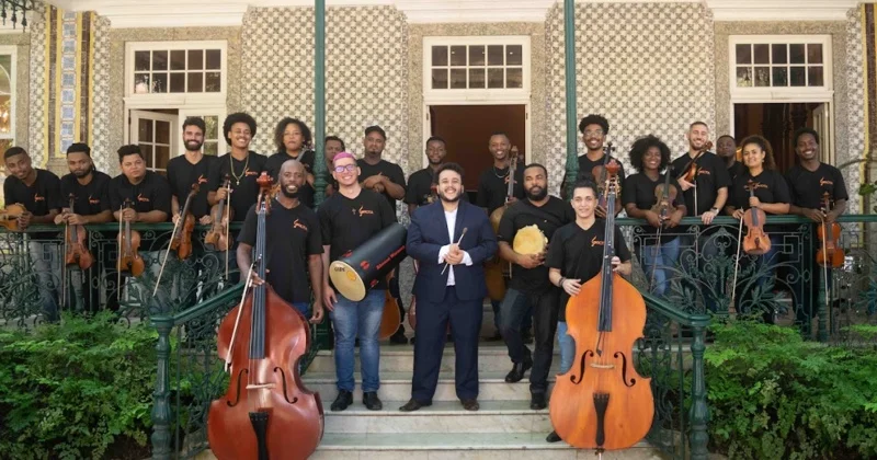 Orquestra da Grota celebra Brasil no Festival Pras Bandas de Cá na Sala Nelson Pereira dos Santos - Créditos: Divulgação
