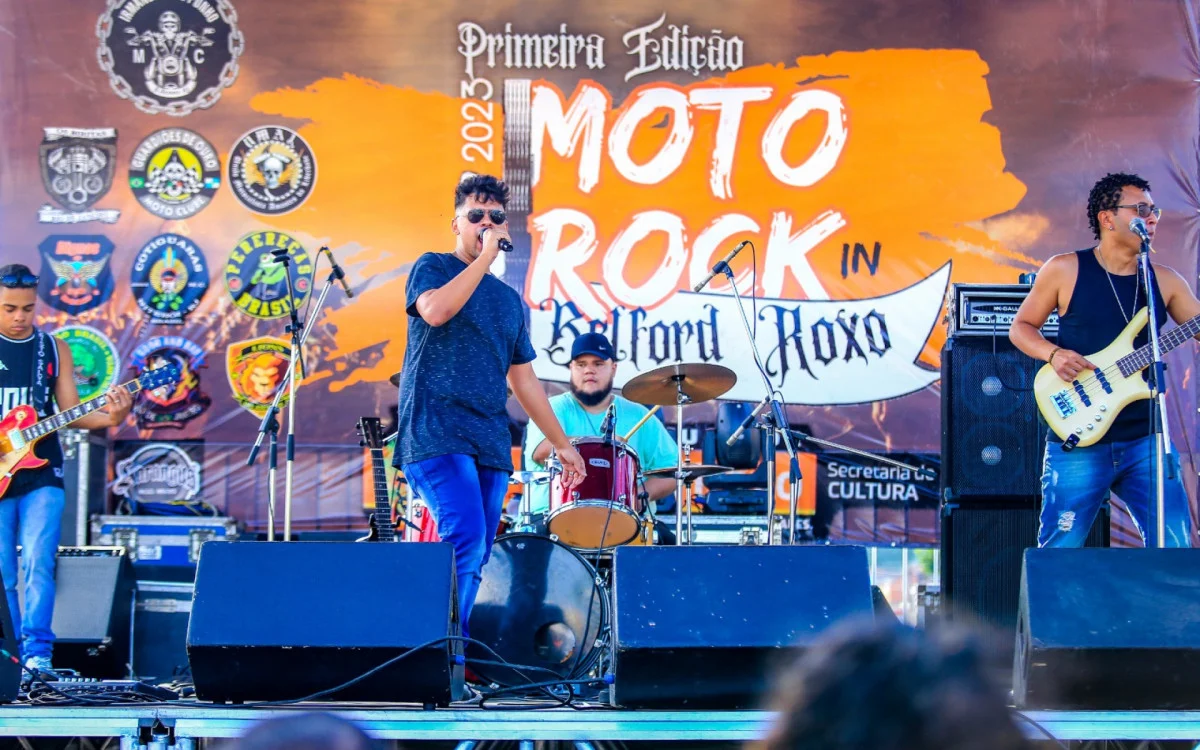 Belford Roxo sedia 1º Motorock com shows na Praça de Areia Branca