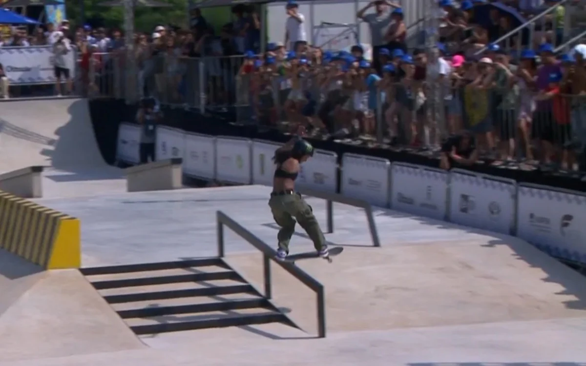 Fadinha do skate lidera classificatória e vai à final do STU em SP