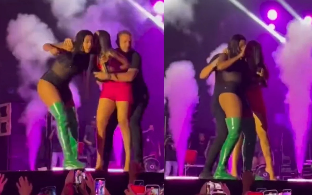 Ludmilla se irrita com fã que invadiu palco por motivo bobo