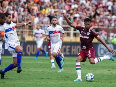 Ações ofensivas do Fluminense contra o Fortaleza somente tiveram resultado nos acréscimos | Crédito: Marcelo Gonçalves/Fluminense