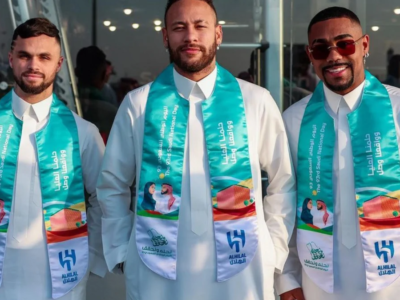 Neymar celebra Dia da Arábia Saudita com roupa típica