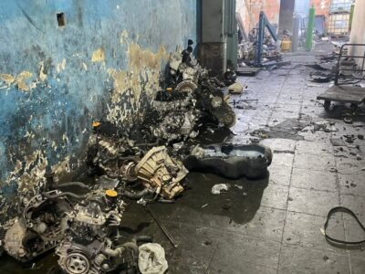 Polícia Militar encontra desmanche de veículos na Zona Oeste