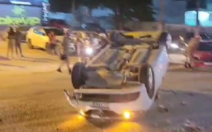 VÍDEO: Capotagem assusta motoristas em Itaboraí