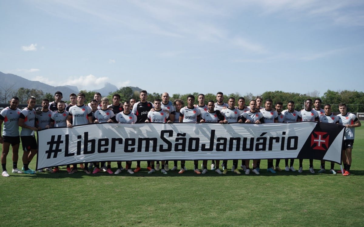 Vasco: elenco se une em campanha para liberação de São Januário