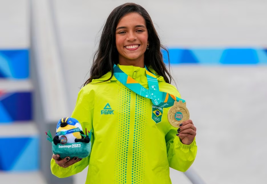 Brasil conquista ouros no skate e na natação no Pan 2023