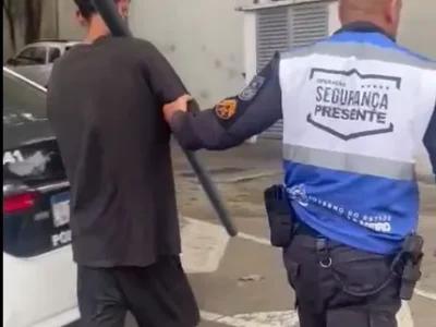 Homem é preso ao furtar poste em Niterói