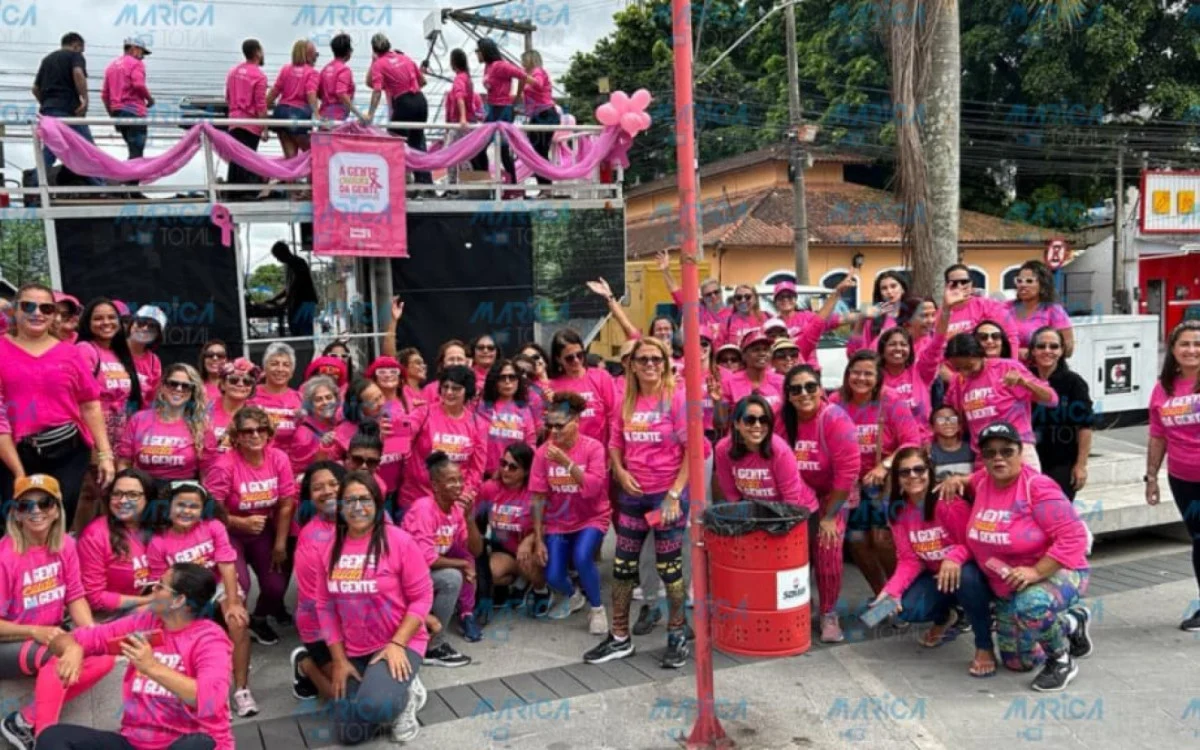 Outubro Rosa: Mulheres de Maricá caminham pela conscientização