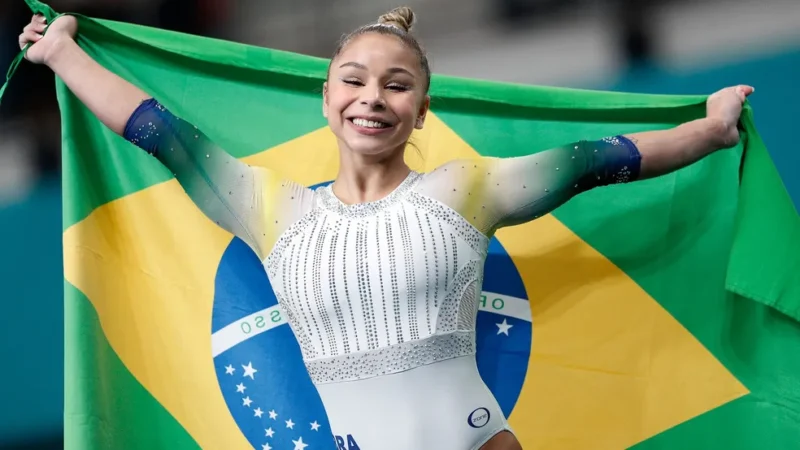 Pé na linha tira ouro na ginástica