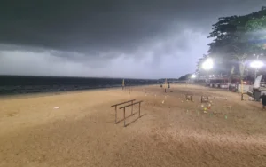 Previsão do tempo indica instabilidade e aviso de ressaca em Niterói