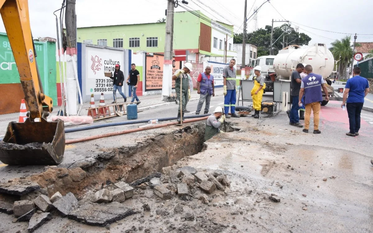 Somar inicia obras de drenagem no Centro para reduzir alagamentos