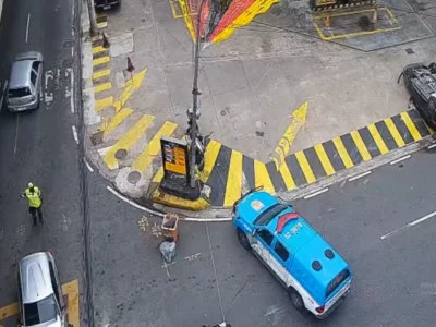 Acidente de trânsito no Rio revela artefato explosivo