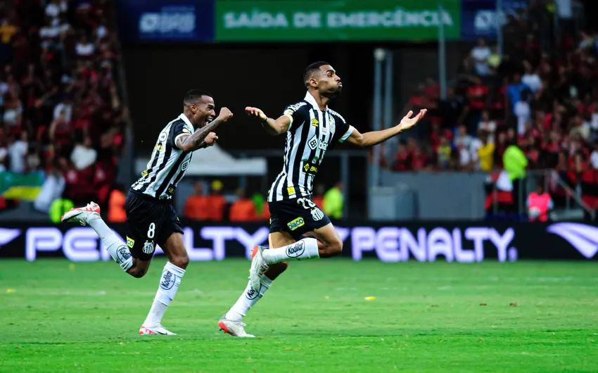 Flamengo perde de virada para o Santos