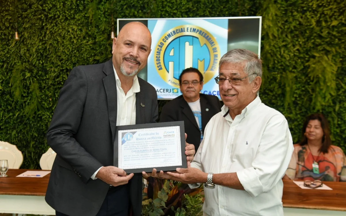 ICTIM é homenageado pela Associação Comercial de Maricá