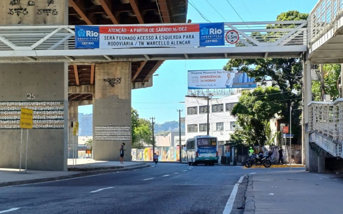 Avenida Brasil: Novo acesso à Rodoviária e ao Túnel Marcello Alencar