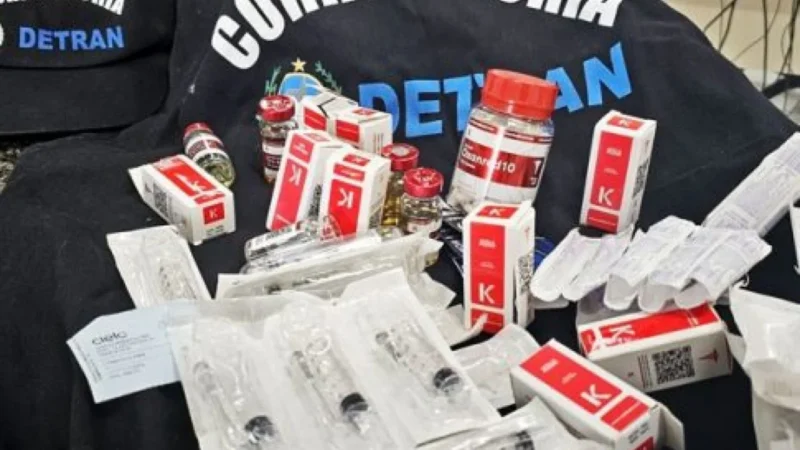 Detran apreende anabolizantes e seringas em autoescola de Araruama