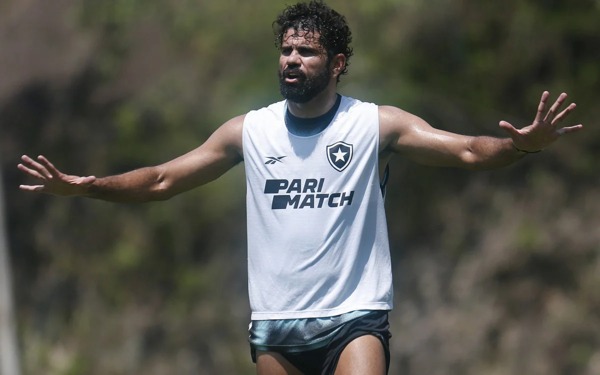Botafogo não consegue renovar com Diego Costa