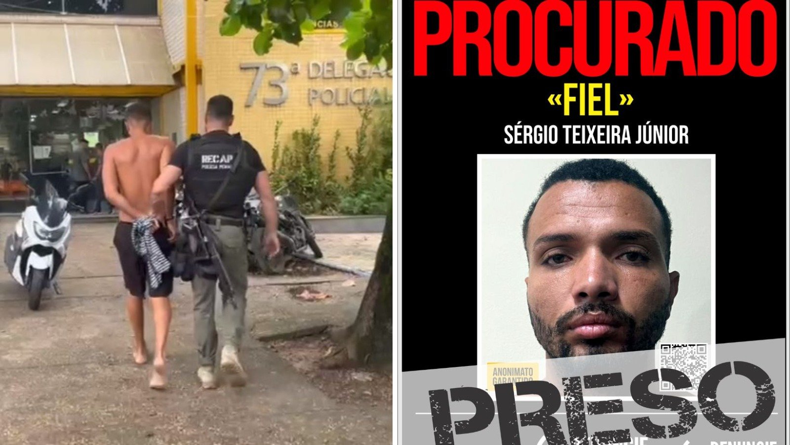 Criminoso 'Fiel' é preso em São Gonçalo - Vídeo