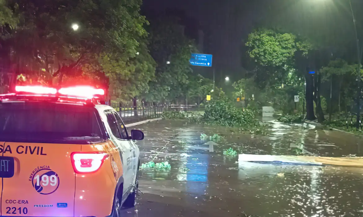 Inmet alerta para chuvas intensas em várias regiões do Brasil