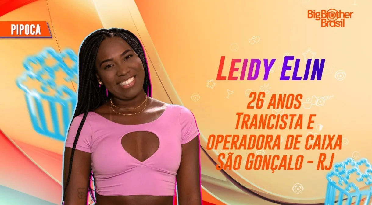 Leidy Elin, de São Gonçalo, é a primeira participante do BBB 24