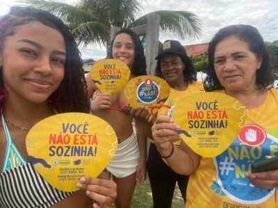 Saquarema recebe campanha de conscientização contra o assédio