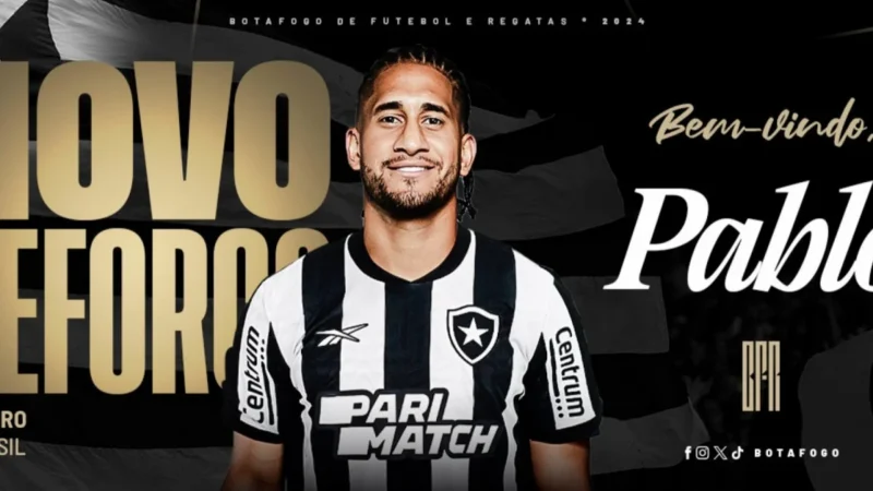 Botafogo anuncia contratação do zagueiro Pablo
