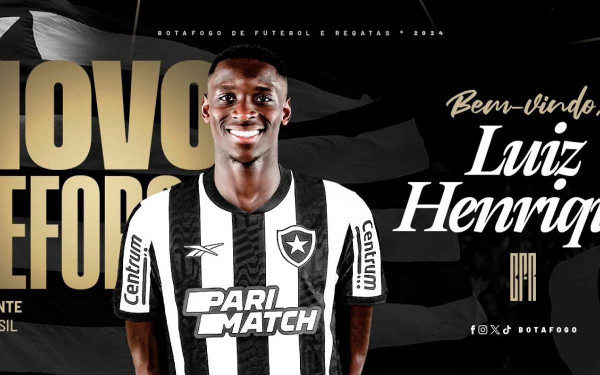Botafogo oficializa a chegada de Luiz Henrique